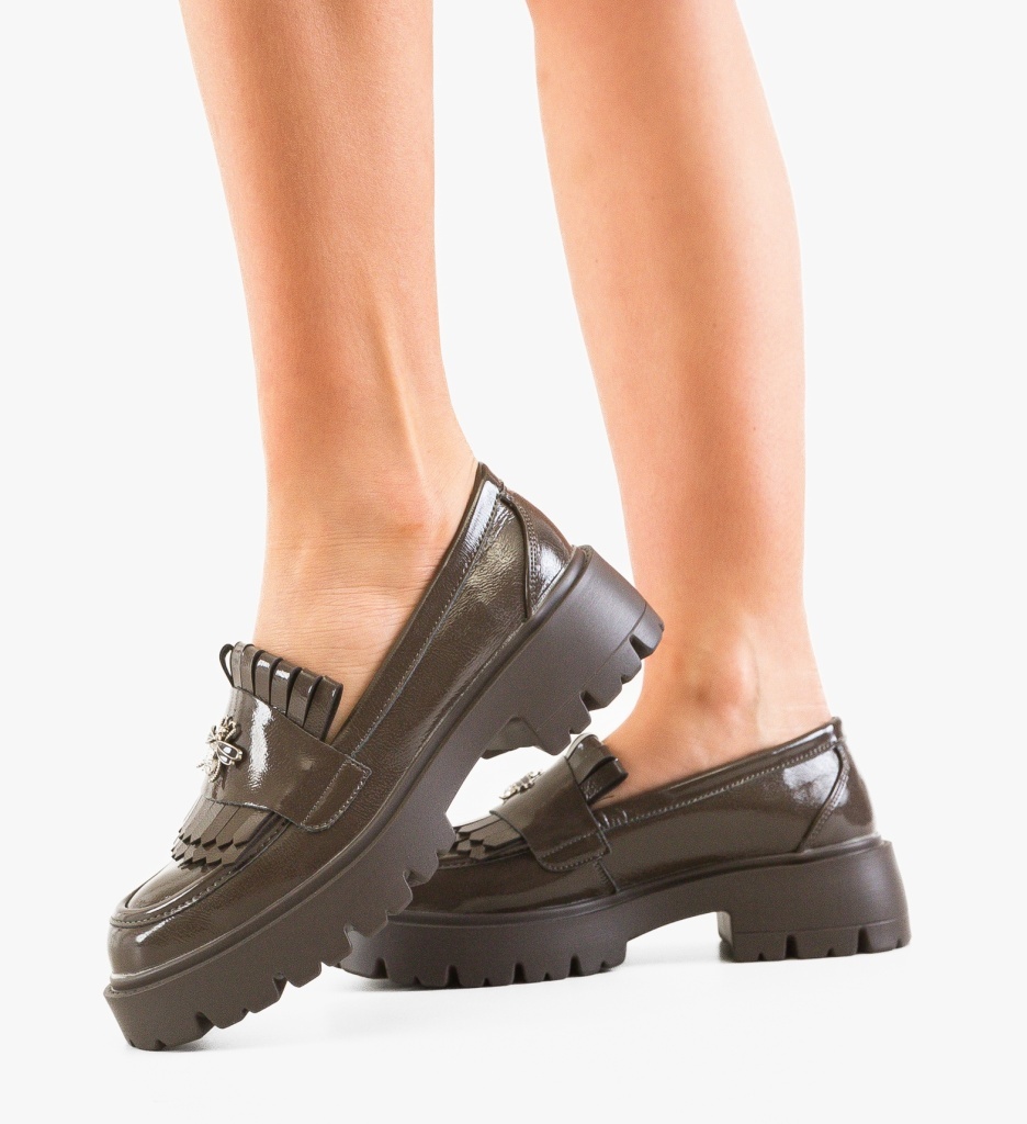 Pantofi Casual Trevy Khaki - Confort și Stil - imagine 2