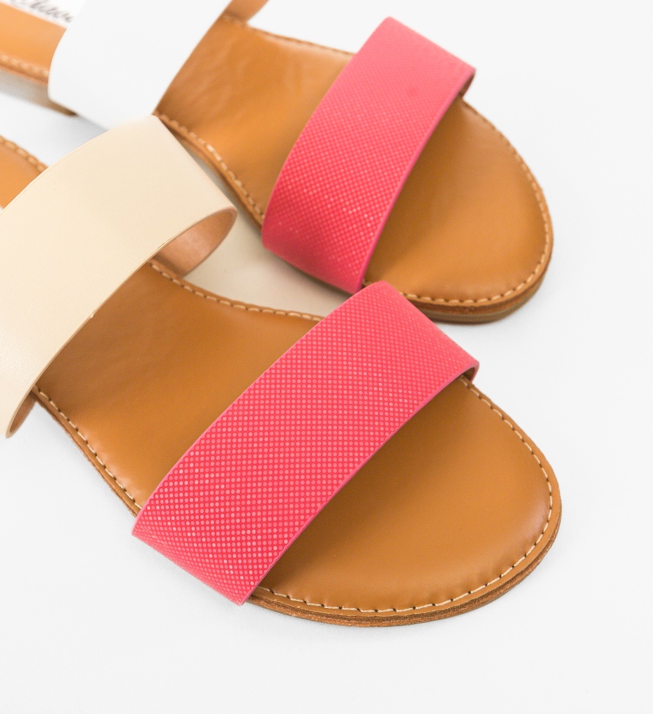 Sandale Leena Fuchsia, Confortabile la Cada Pas - imagine 5