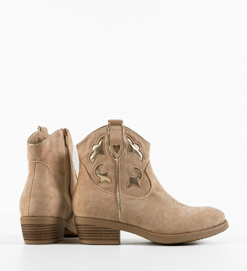 Botine Dama Sangpo Bej - Eleganță și Confort - imagine 6