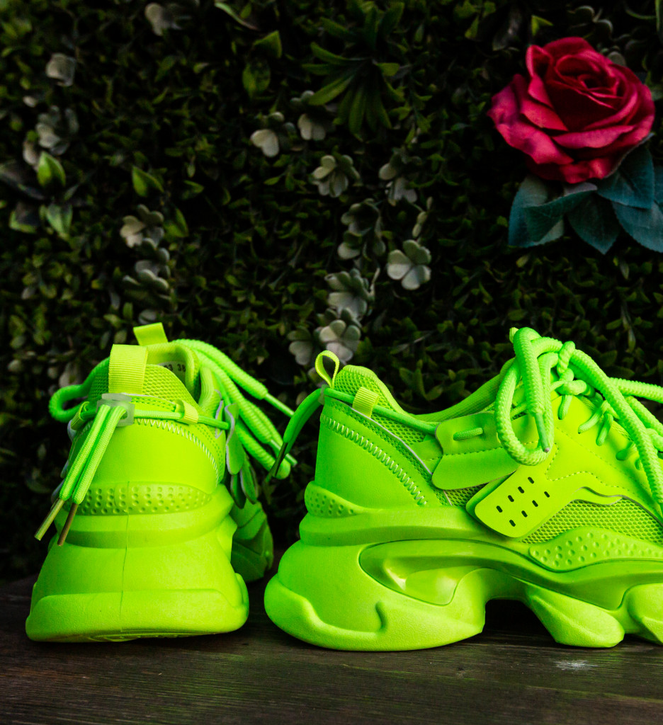 Sneakers Dama Nertar Verzi | Confort și Stil - imagine 6