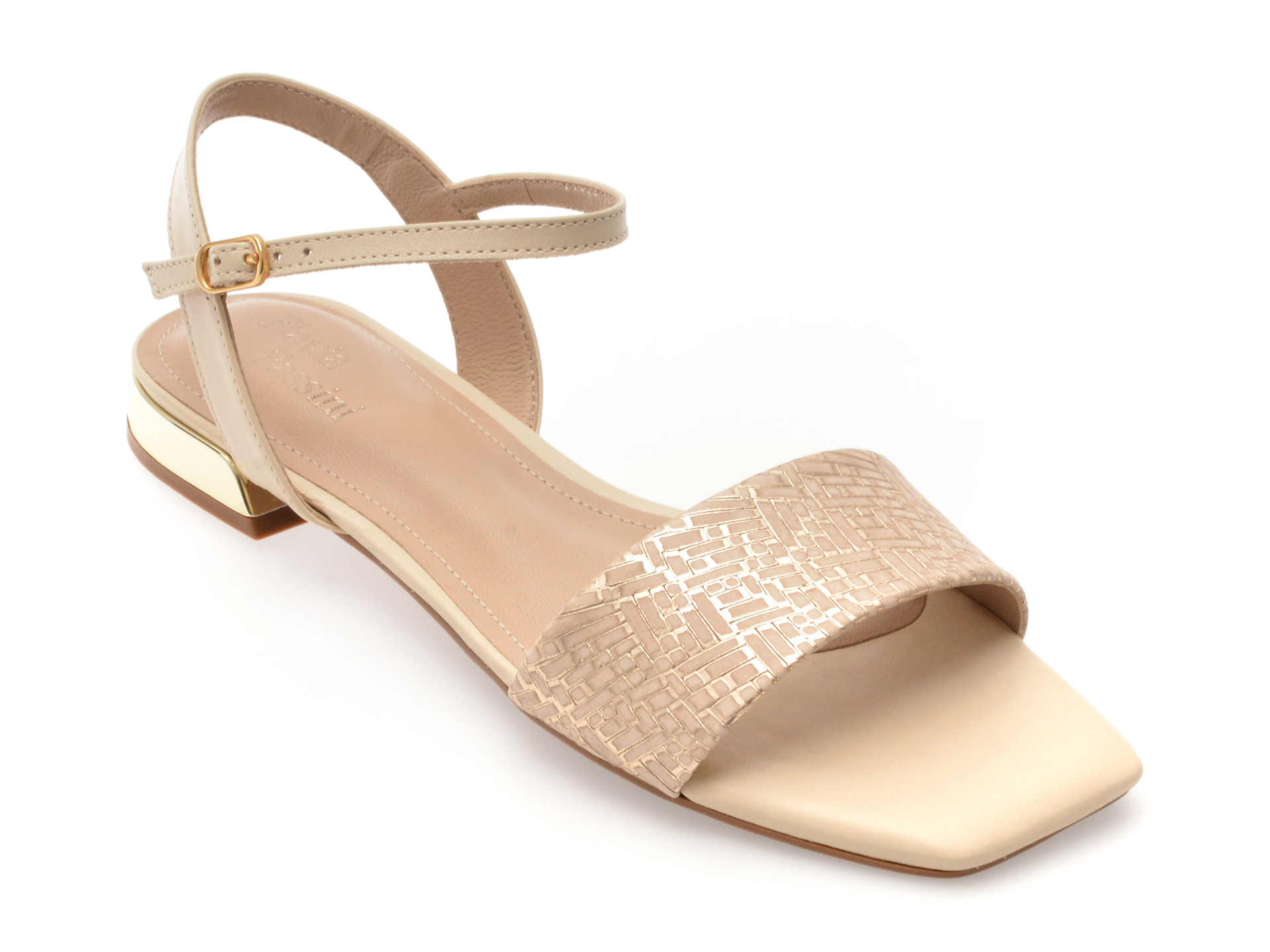 Sandale Flavia Passini Bej | Piele Naturală