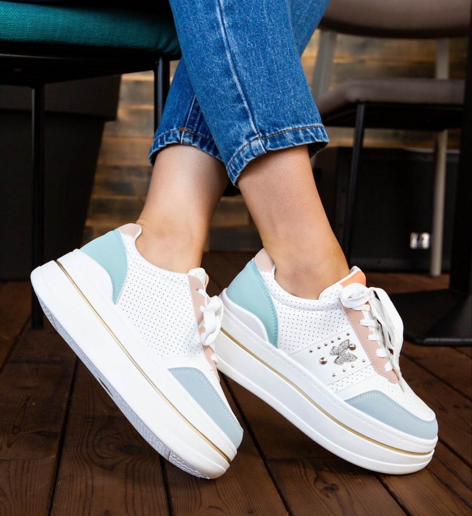 Sneakers Dama Lynna Roz - Confort & Stil Sport - imagine 3
