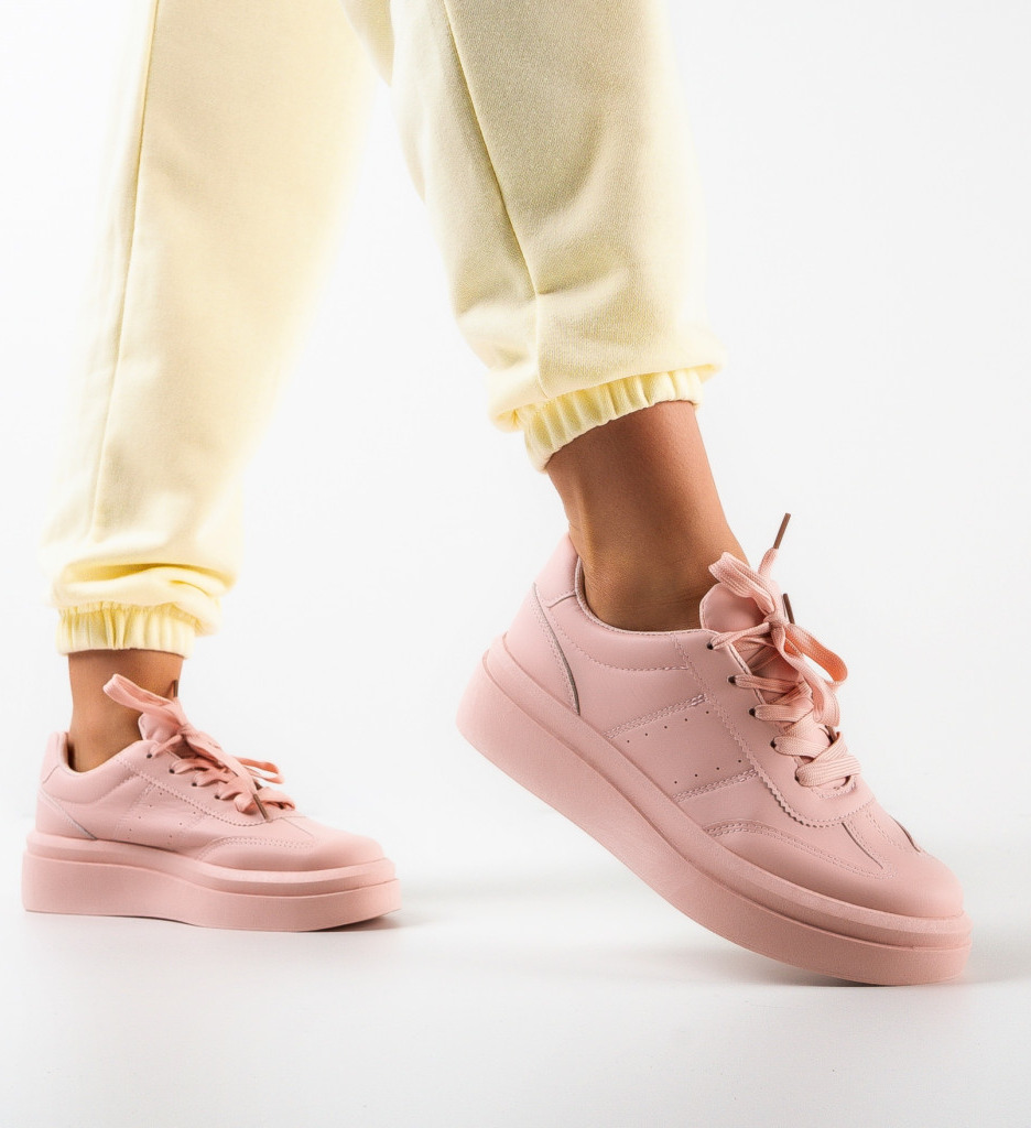 Sneakers Dama Bjorn Roz - Confort și Stil Sport