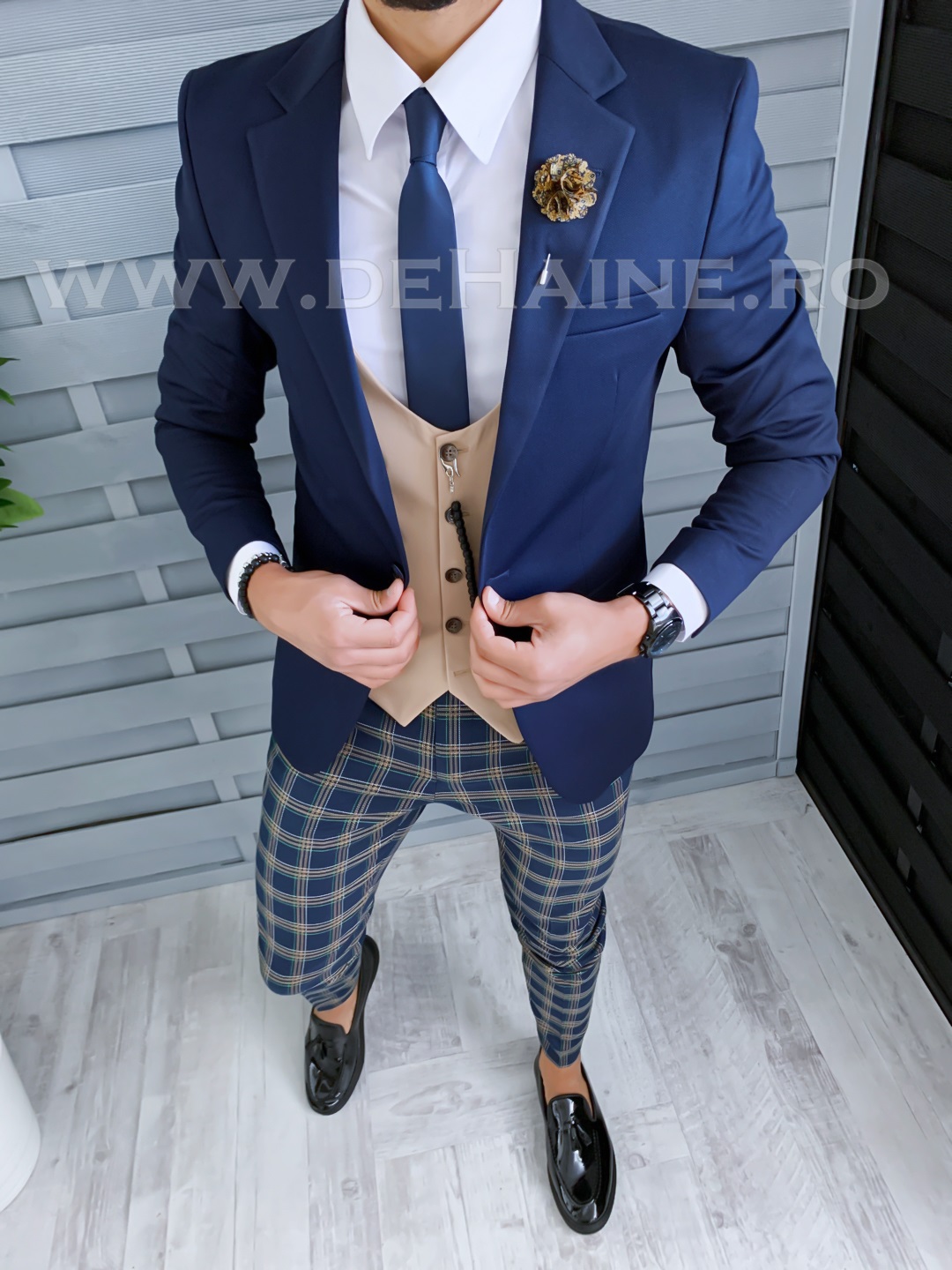 Tinuta Barbati Smart Casual 4 Piese Complete