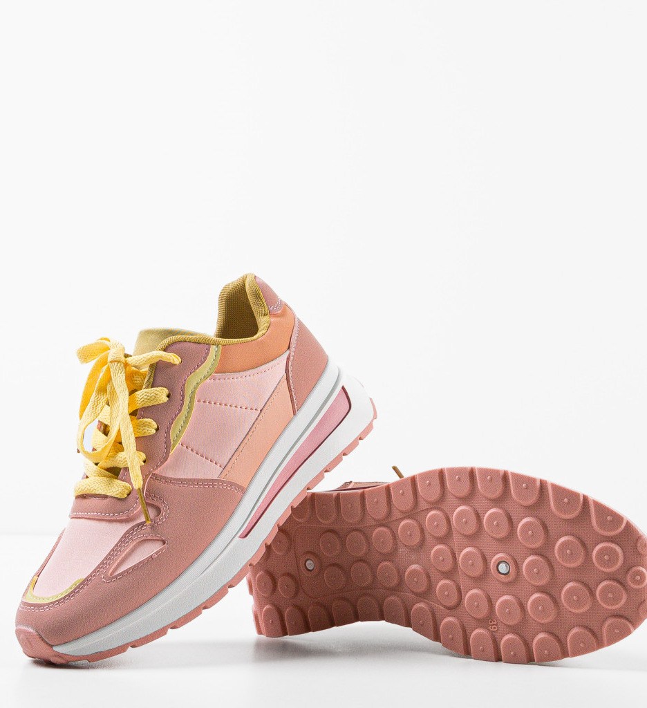 Sneakers Dama Martin Roz | Confort și Stil - imagine 8