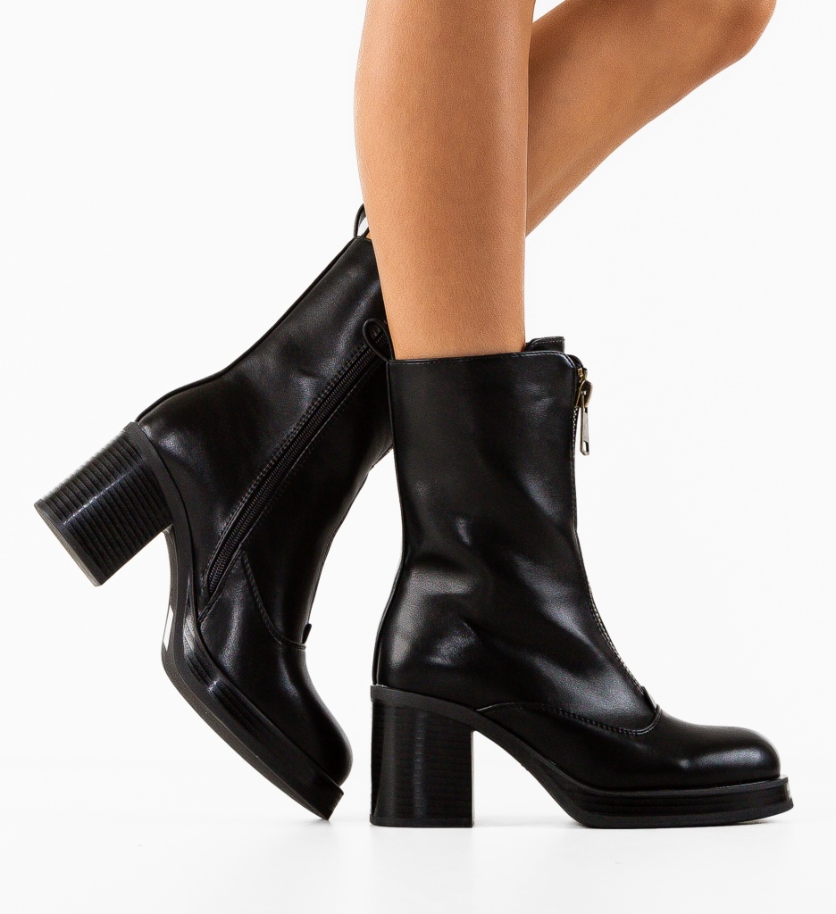 Botine Dama Berg Negre | Elegante si Comode - imagine 3