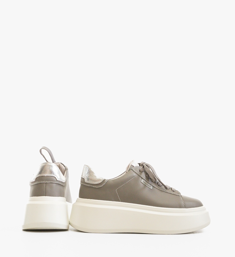 Sneakers Dama Byva Gri - Confort Urban - imagine 6