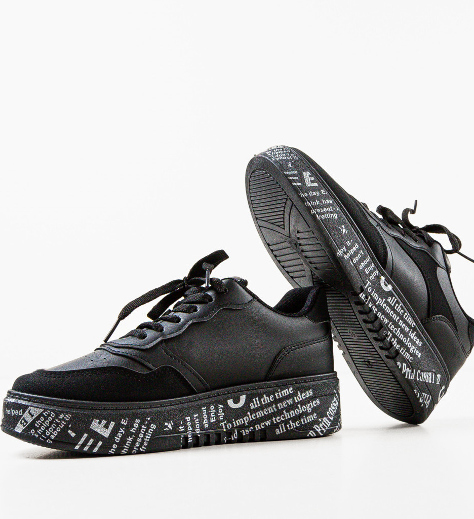 Sneakers Dama Diaz Negri | Stil Urban si Confort - imagine 6