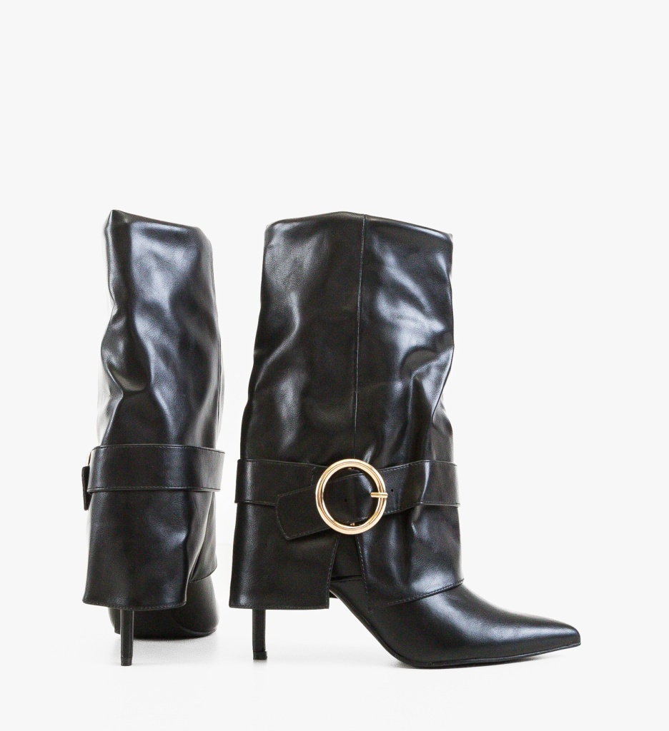 Botine Dama Jlep Negre - Eleganță și Stil - imagine 3