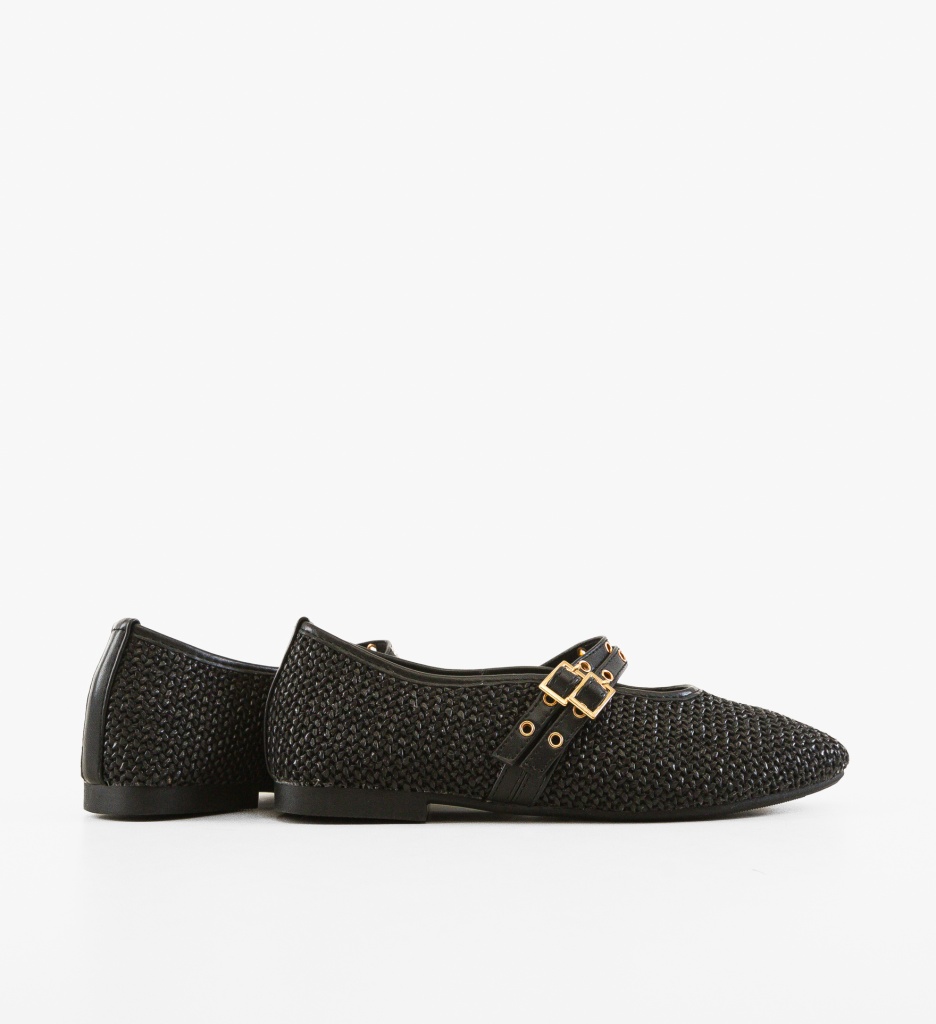 Balerini Dama Peck Negri - Confort și Stil Casual - imagine 3