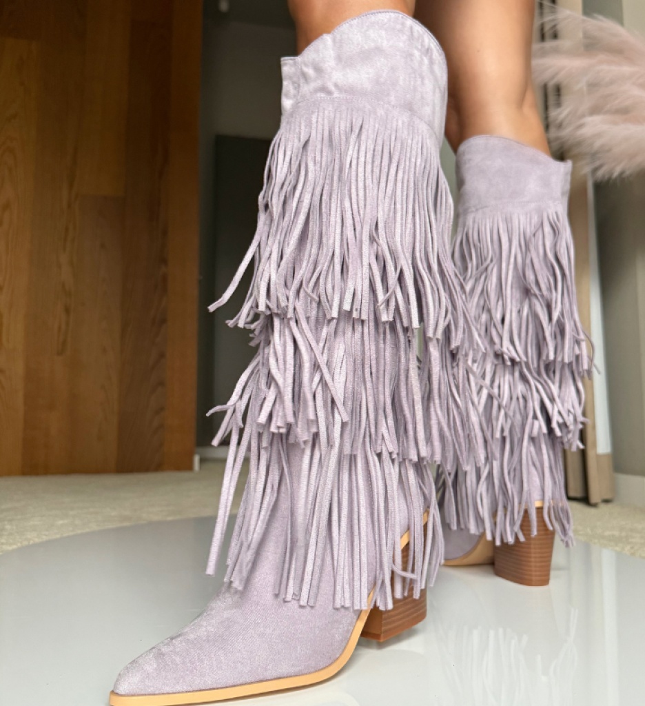 Cizme Dama Kanyb Mov Elegante și Confortabile - imagine 3