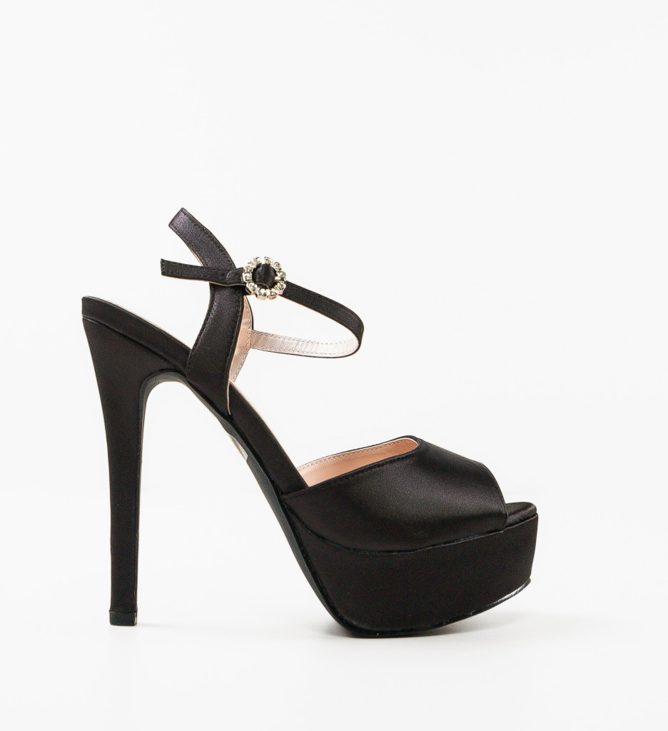 Sandale cu Toc Oyibo Negre - Eleganță și Stil - imagine 4