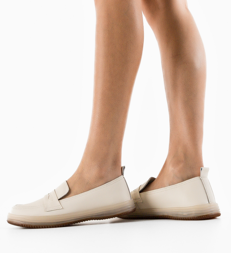 Pantofi Casual Taqqiq Bej | Confort și Stil - imagine 3