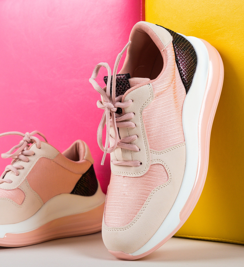 Pantofi Sport Basido Roz - Confort și Stil - imagine 7