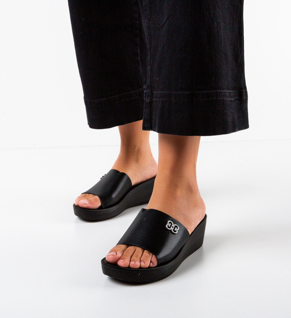 Platforme Dama Butty Negre - Stil și Confort