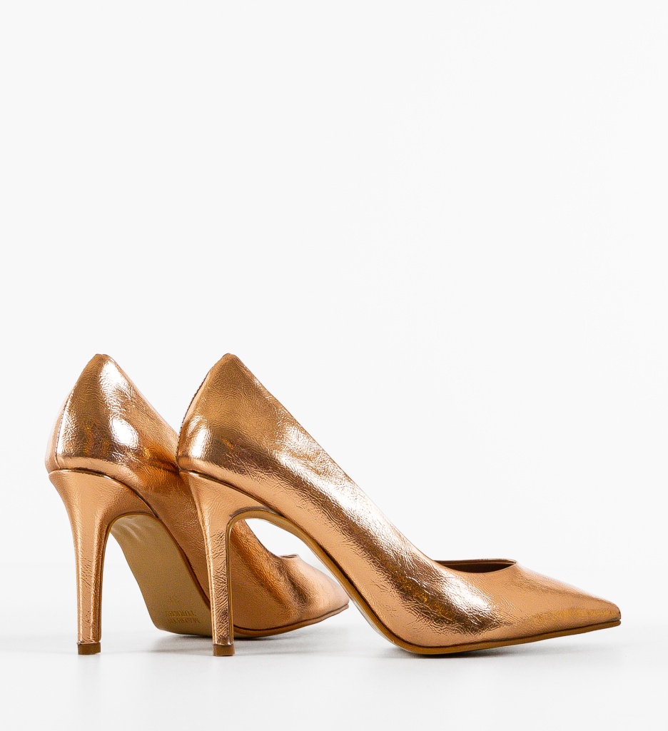 Pantofi Karuno Aurii - Eleganță și Stil | Toci Inalte - imagine 5