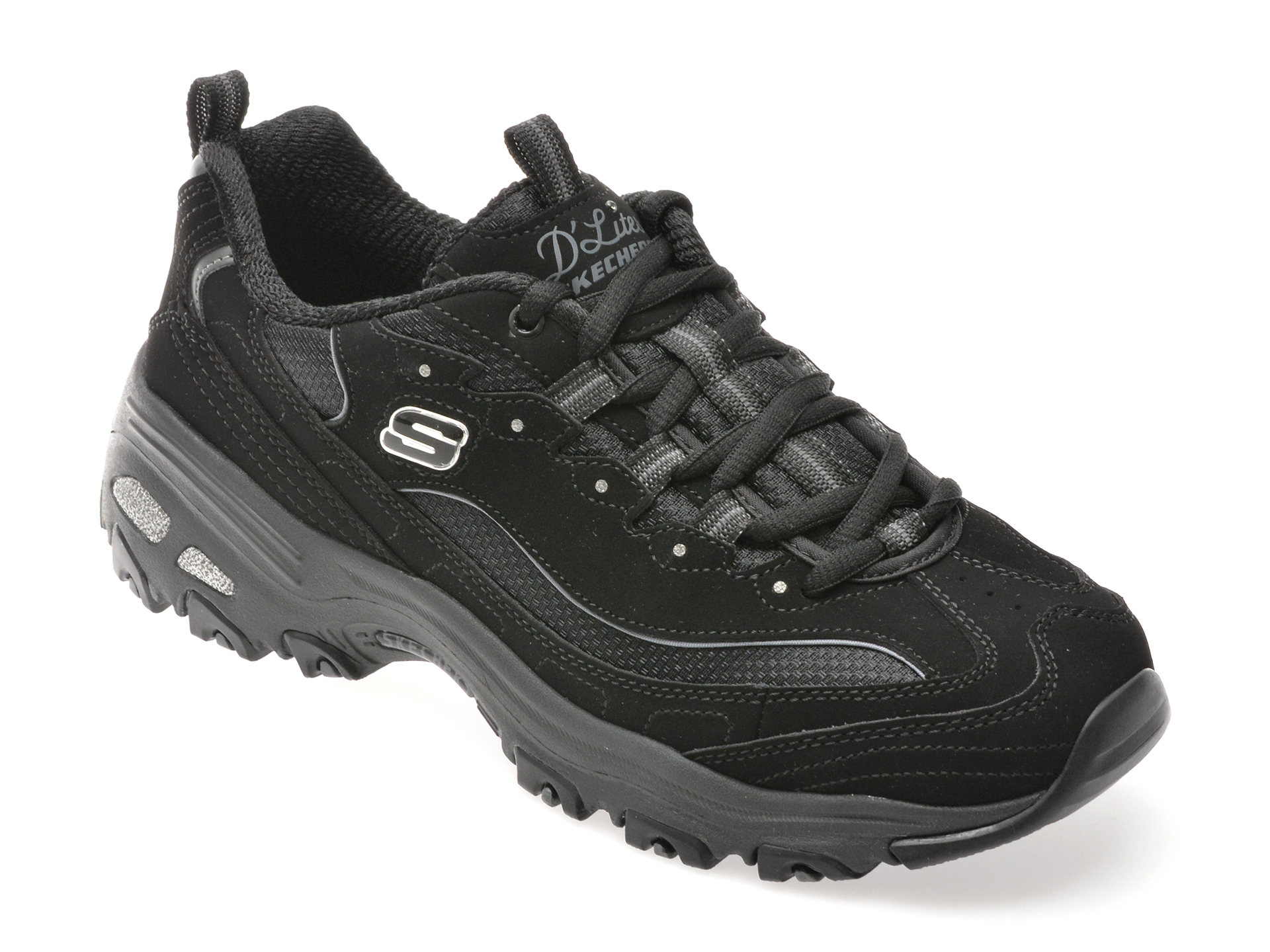 Pantofi Skechers D'LITES negri - Confort maxim