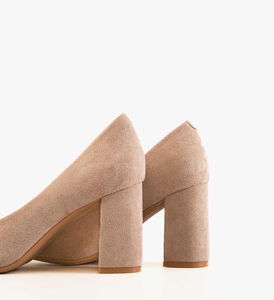 Pantofi cu Toc Yesee Bej - Eleganță De Zi - imagine 4