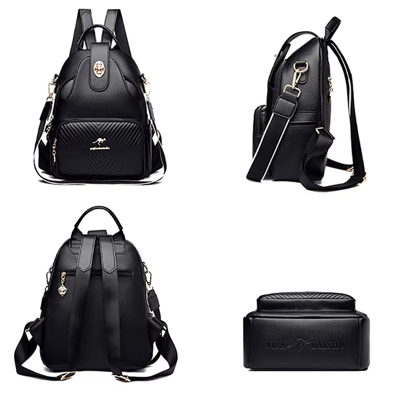 Rucsac Picadili Taliah GT3600 Cognac Piele Ecologica - imagine 4