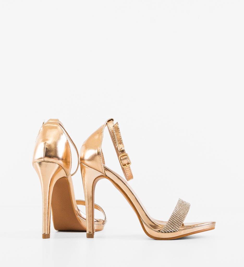 Sandale Aurii Susie | Eleganță și Stil - imagine 4