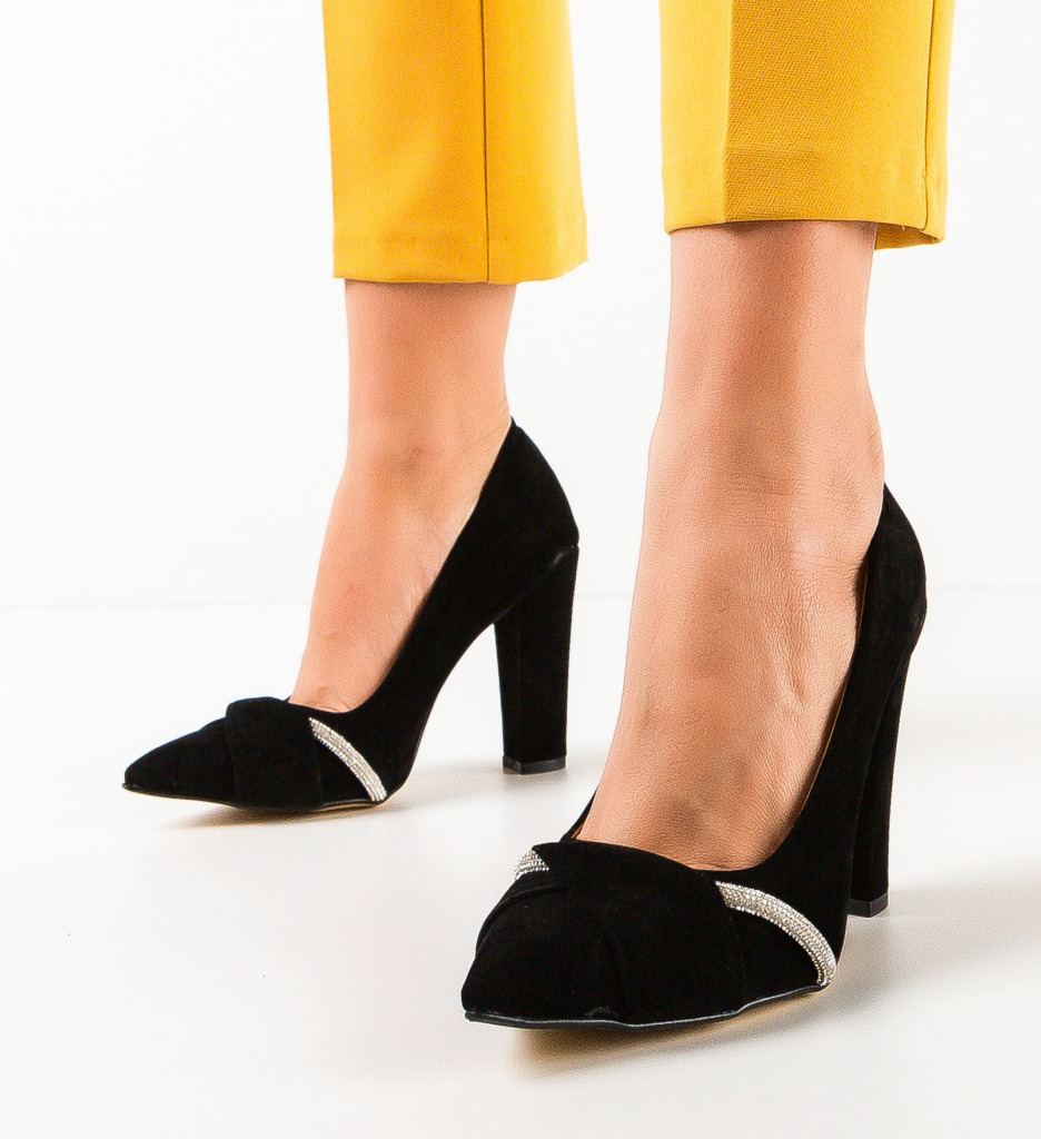 Pantofi cu Toc Roka Negri - Eleganță Modernă - imagine 2