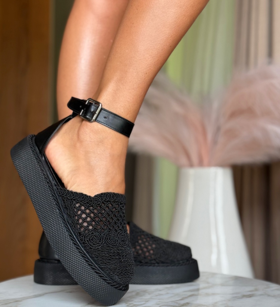 Pantofi Casual Rauros Negri - Confort și Stil - imagine 2