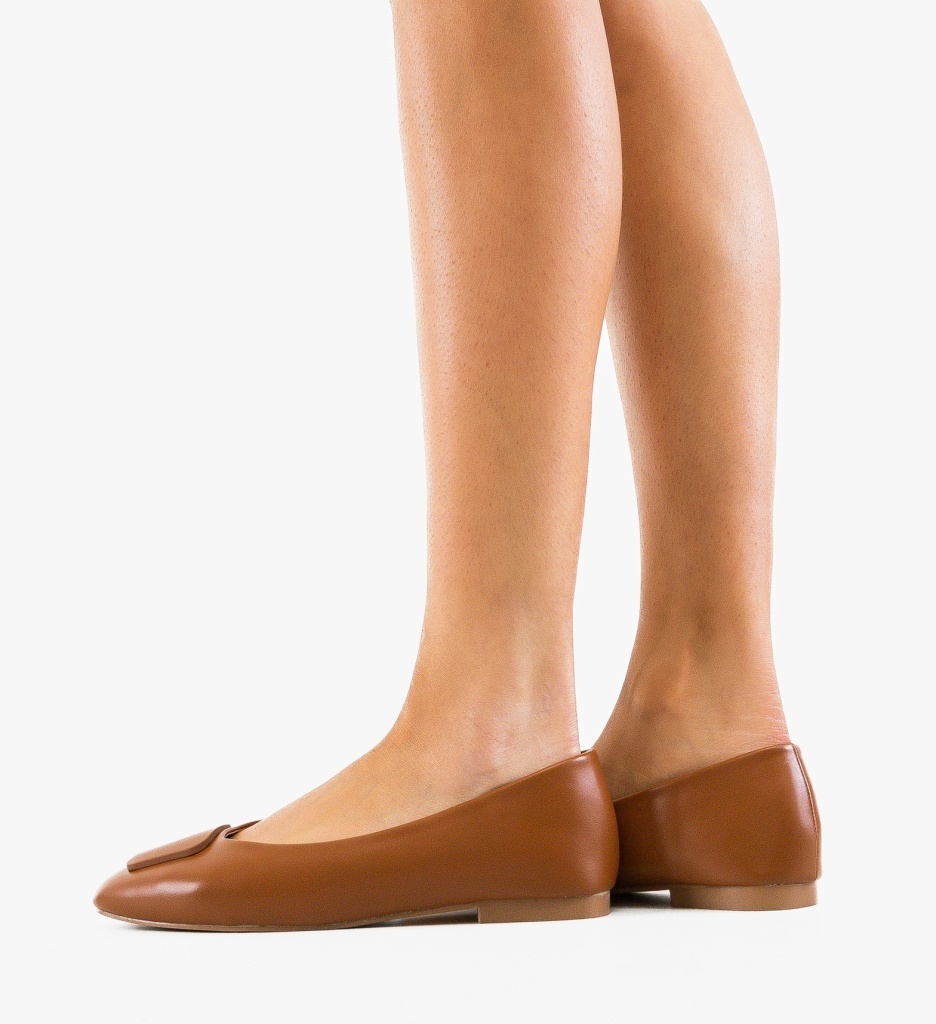 Balerini Dama Katry Camel | Confort și Eleganță - imagine 3