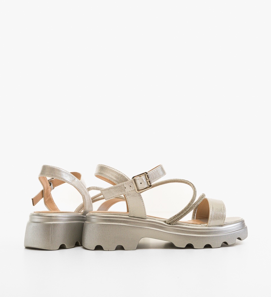 Sandale Dama Lance Argintii - Eleganta si Stil - imagine 3