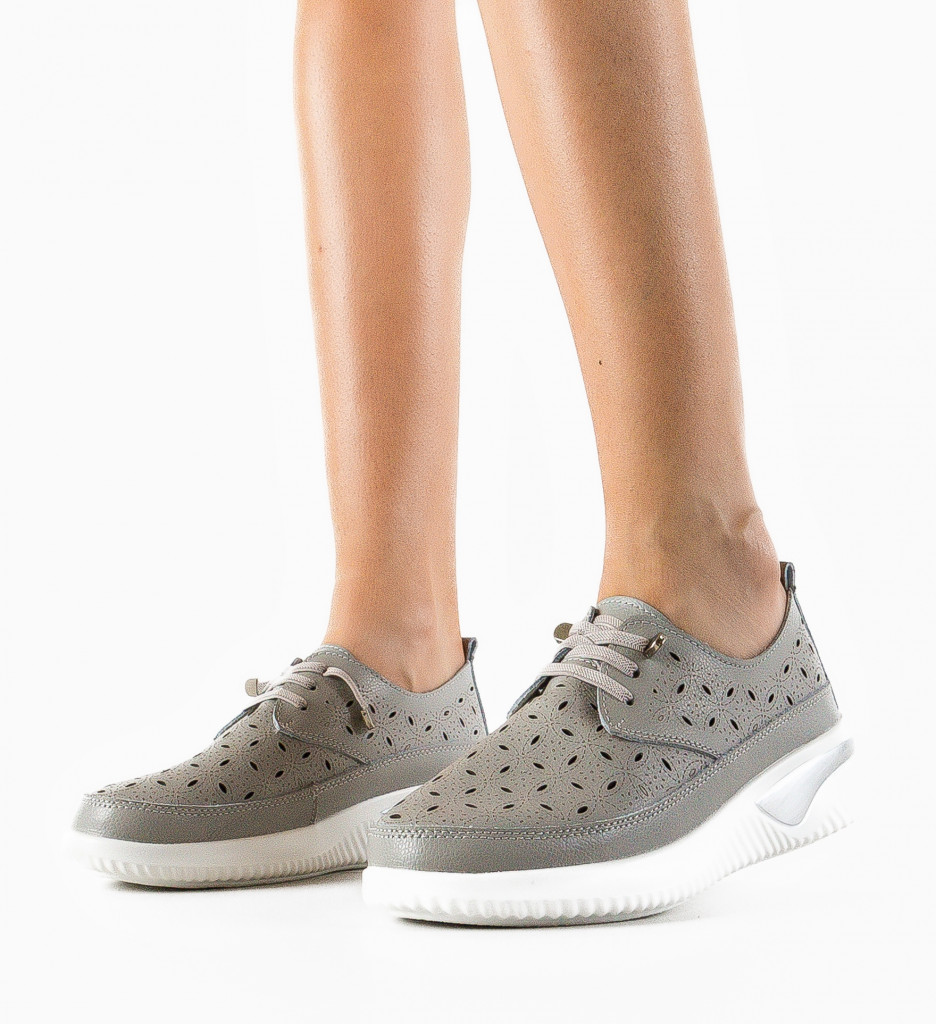 Pantofi Casual Gri | Stil și Confort Zilnic - imagine 3