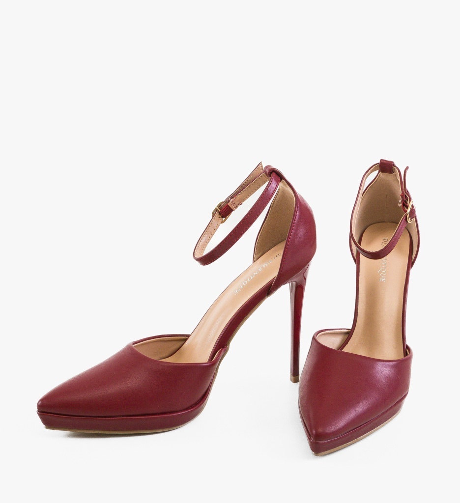 Pantofi Dama Kamine Grena Eleganți - imagine 5