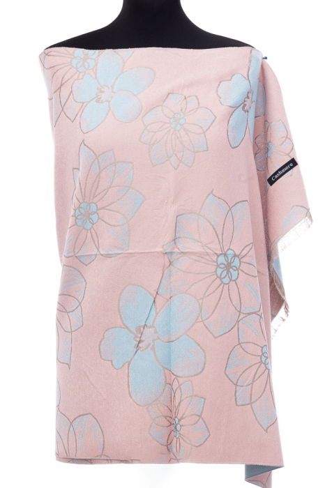 Eșarfă Cașmir Shopika | Design Floral Dublu-Față