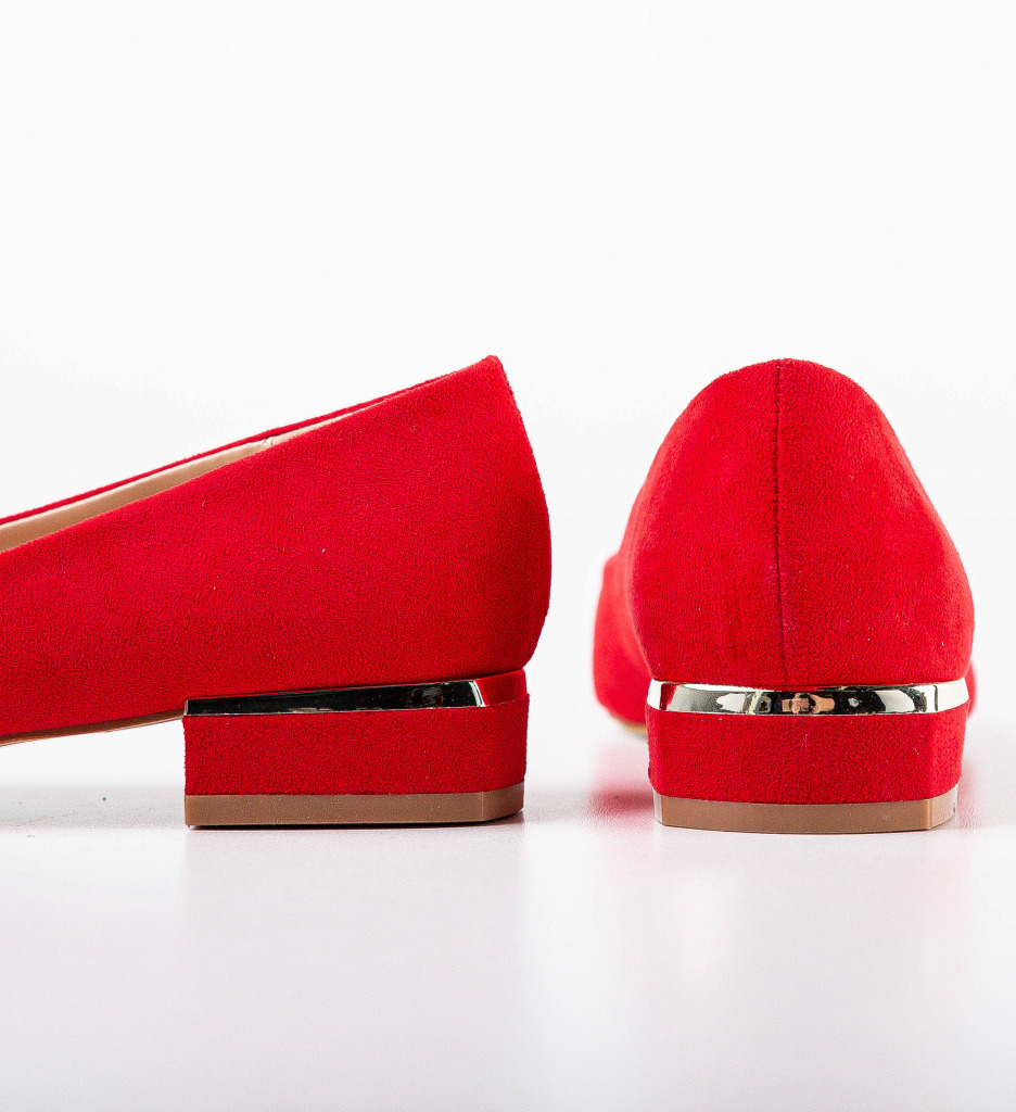 Pantofi Dama Depere Rosii cu Toc - Eleganță și Stil - imagine 7