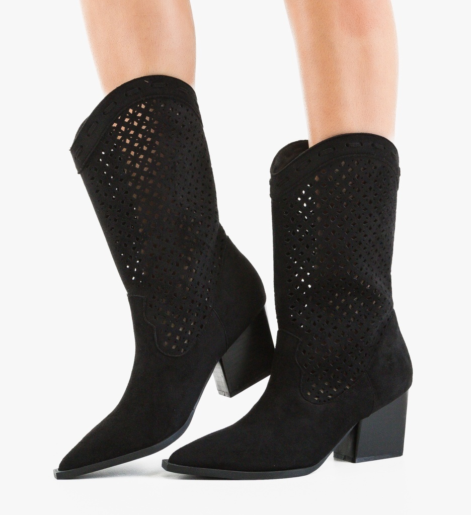Cizme dama Yansy Negre Elegante - imagine 5