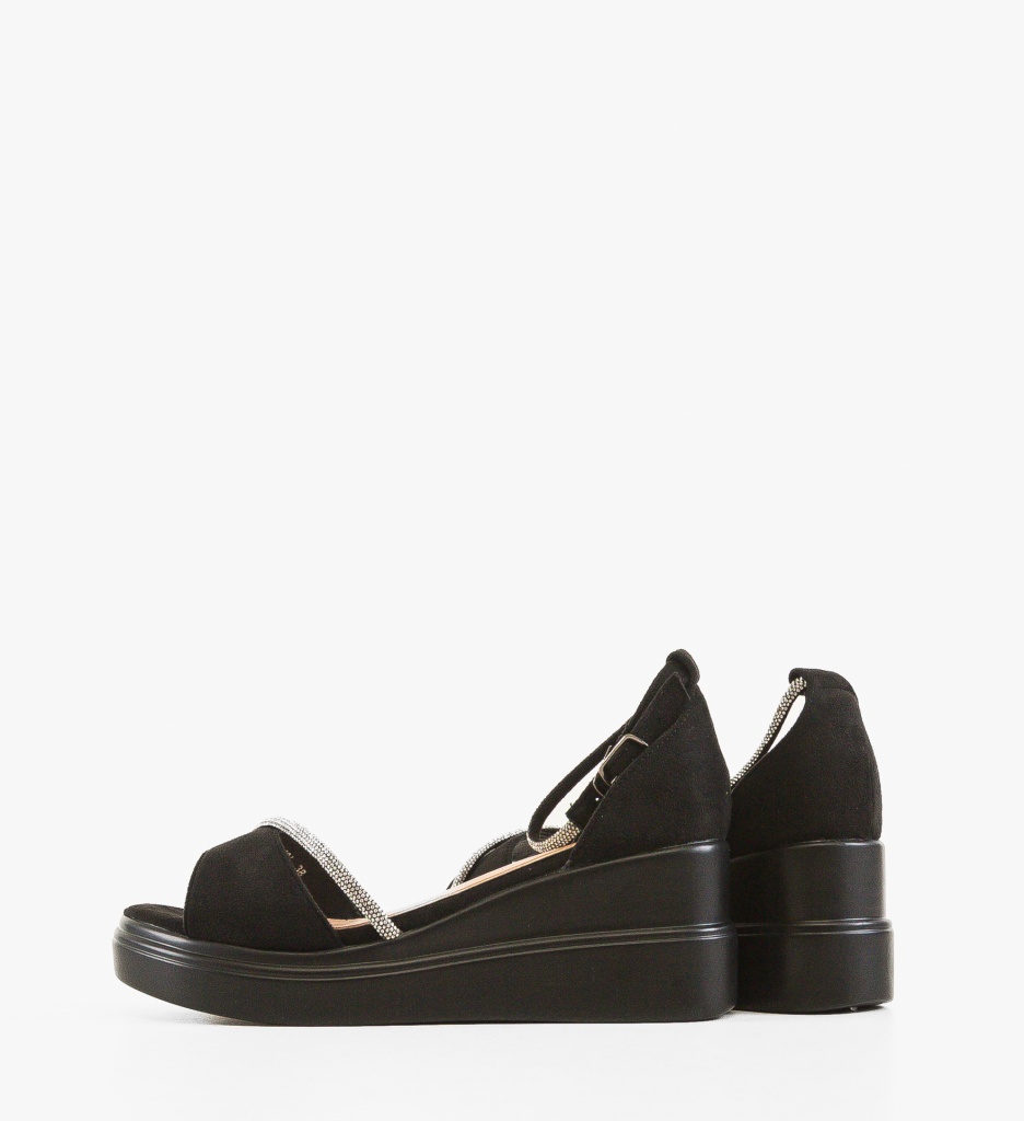 Platforme Dama Juha Negre | Stil si Confort - imagine 5
