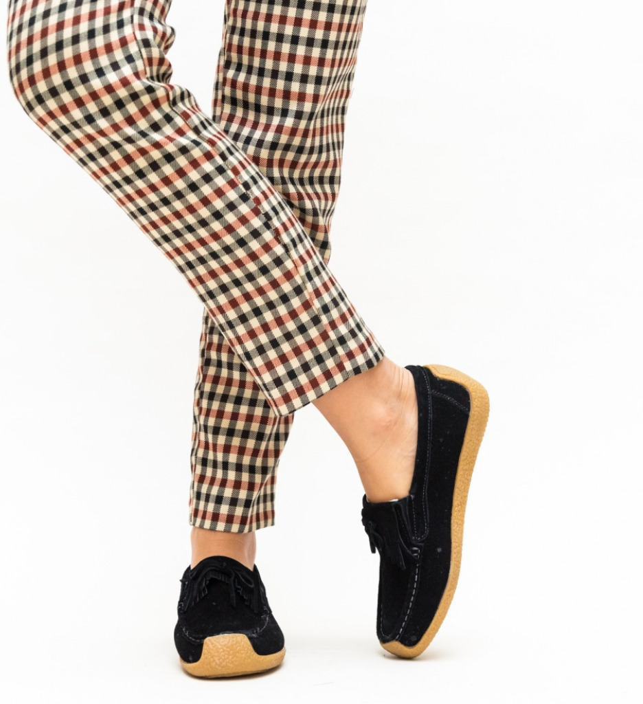 Pantofi Casual Termeio Negri | Confort & Stil - imagine 2