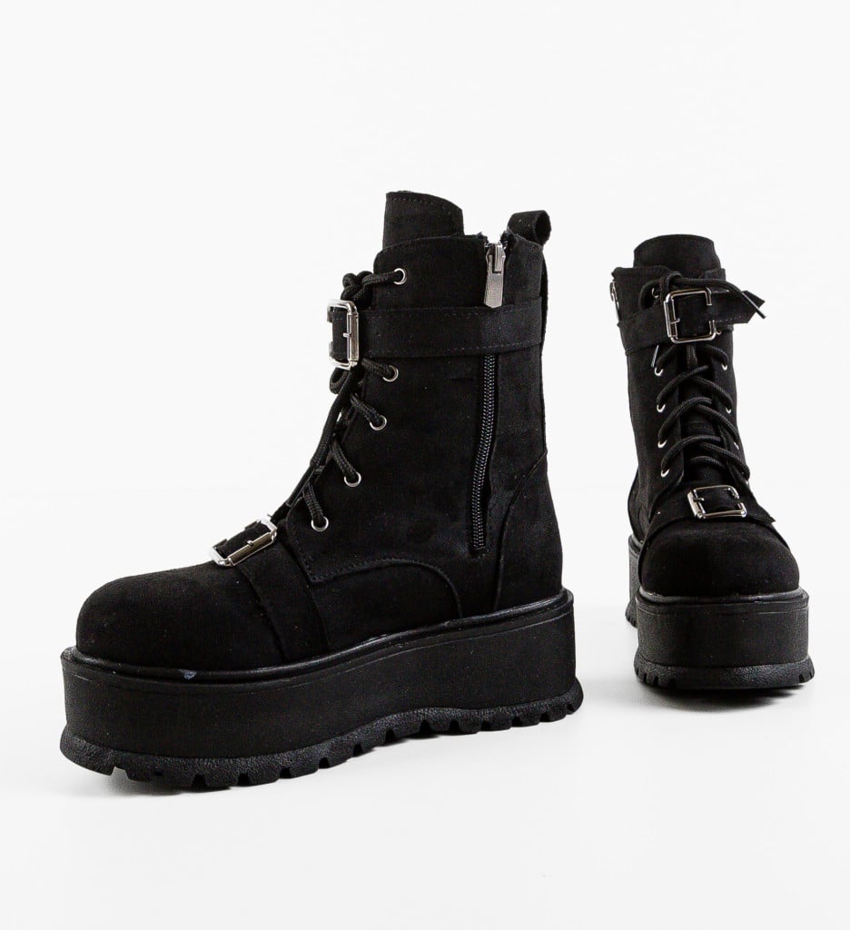 Ghete Dama Guardia Negre | Eleganță și Confort - imagine 7