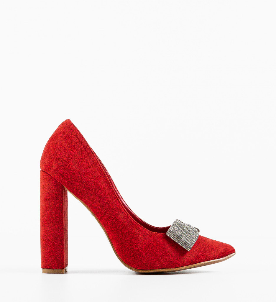 Pantofi Dama Rosii cu Toc - Eleganță Asigurată - imagine 4