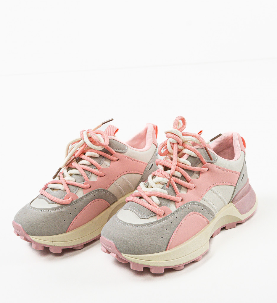 Sneakers Dearbh Roz - Confort și Stil Sport - imagine 5