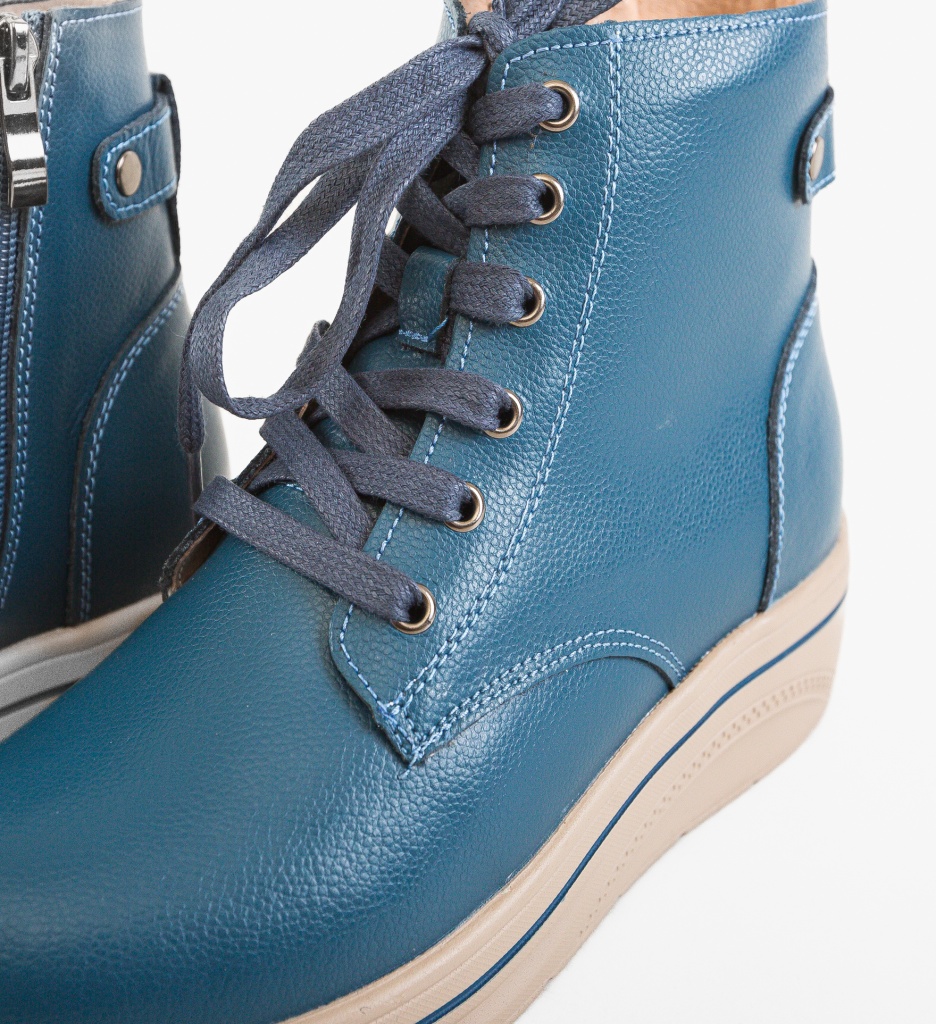 Pantofi Casual Lakiob Albastri - Confort și Stil - imagine 6