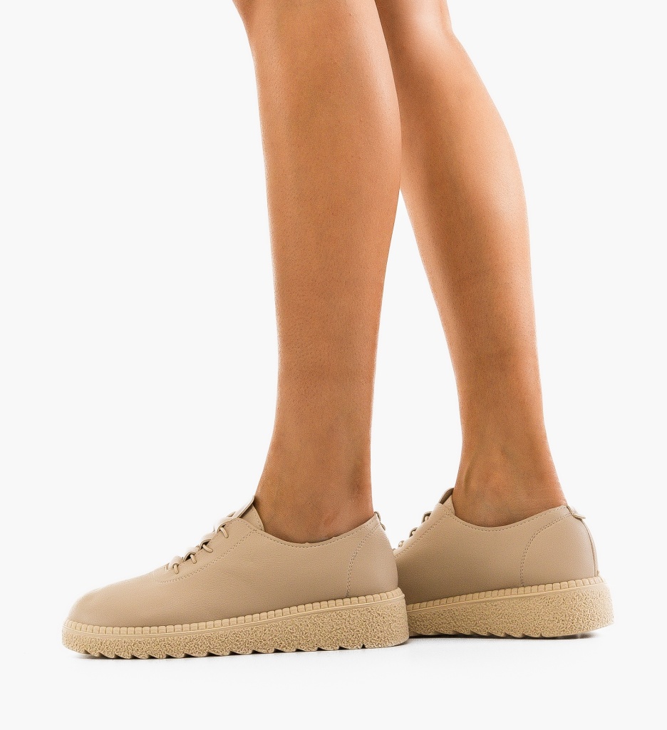 Pantofi Tyka Bej | Confort Zilnic Asigurat - imagine 2