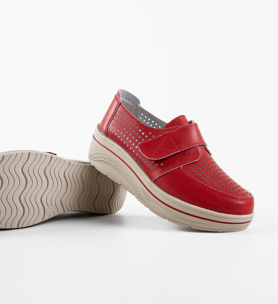 Pantofi Casual Rosii - Stil si Confort - imagine 7
