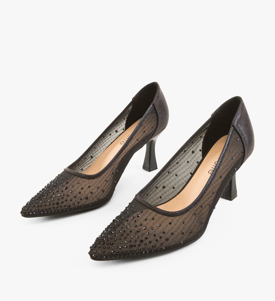 Pantofi Dama Noont Negri Eleganți - imagine 4
