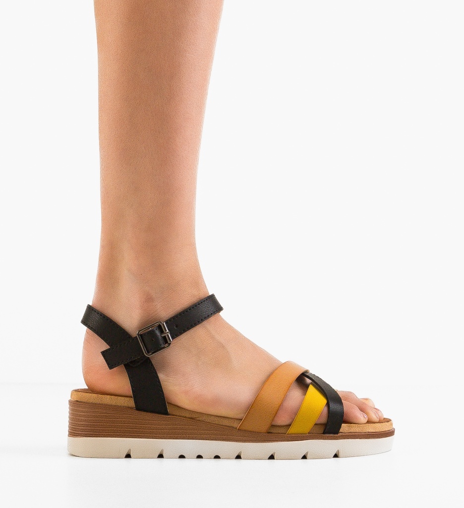 Sandale Dama Marsus Negre | Eleganță și Stil - imagine 6