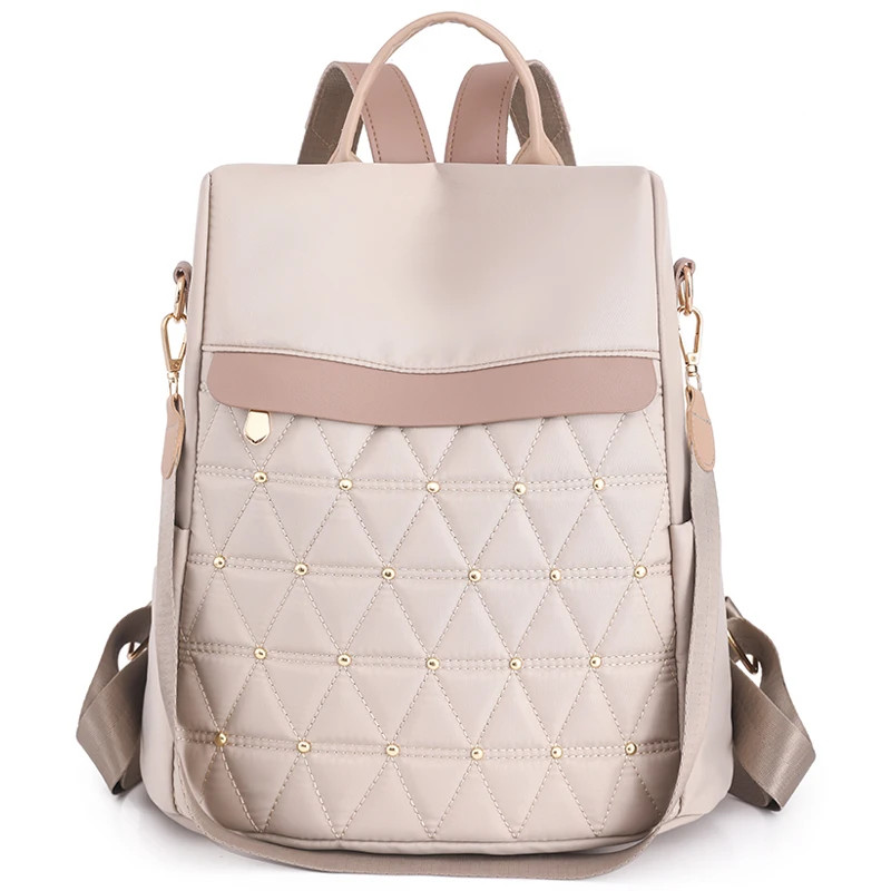 Rucsac Dama Delis Antifurt Crem/Roz GT2616