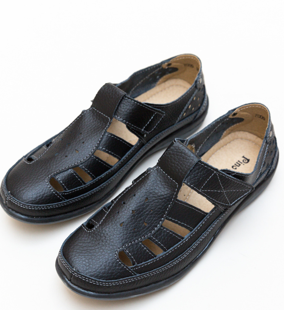Pantofi Casual Saptes Negri | Confort & Stil - imagine 4
