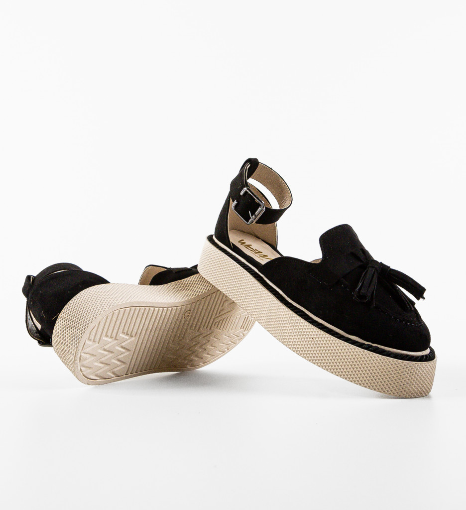 Pantofi Casual Kalin Negri - Confort & Stil - imagine 7