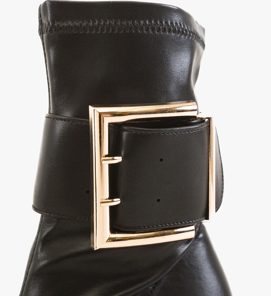 Botine Dama Uju Negre - Eleganță și Confort - imagine 7
