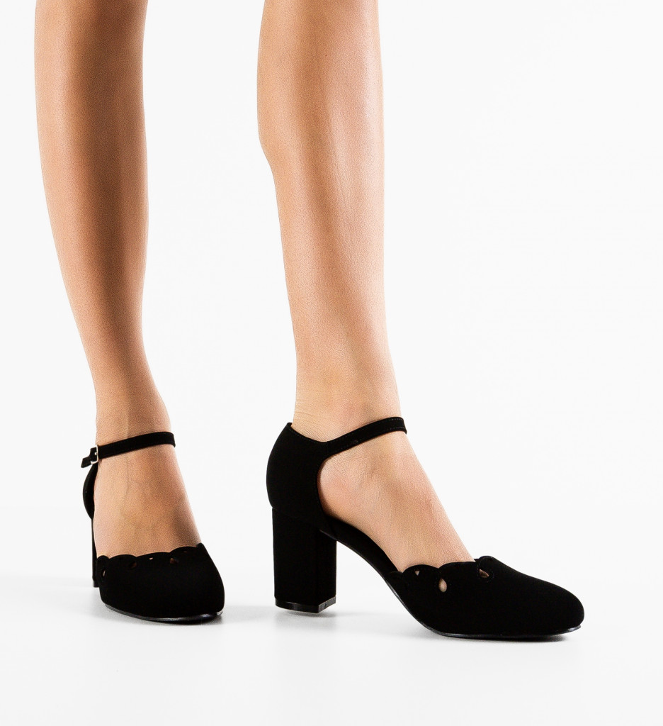Pantofi Danila Negri Eleganți - Confort Stil - imagine 2