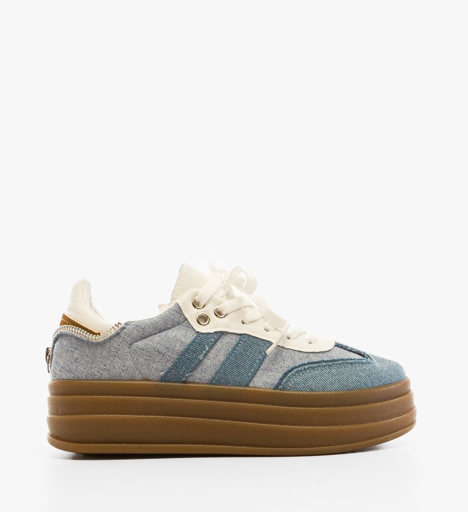 Sneakers Dama Zyla Albastri | Confort Sport - imagine 6