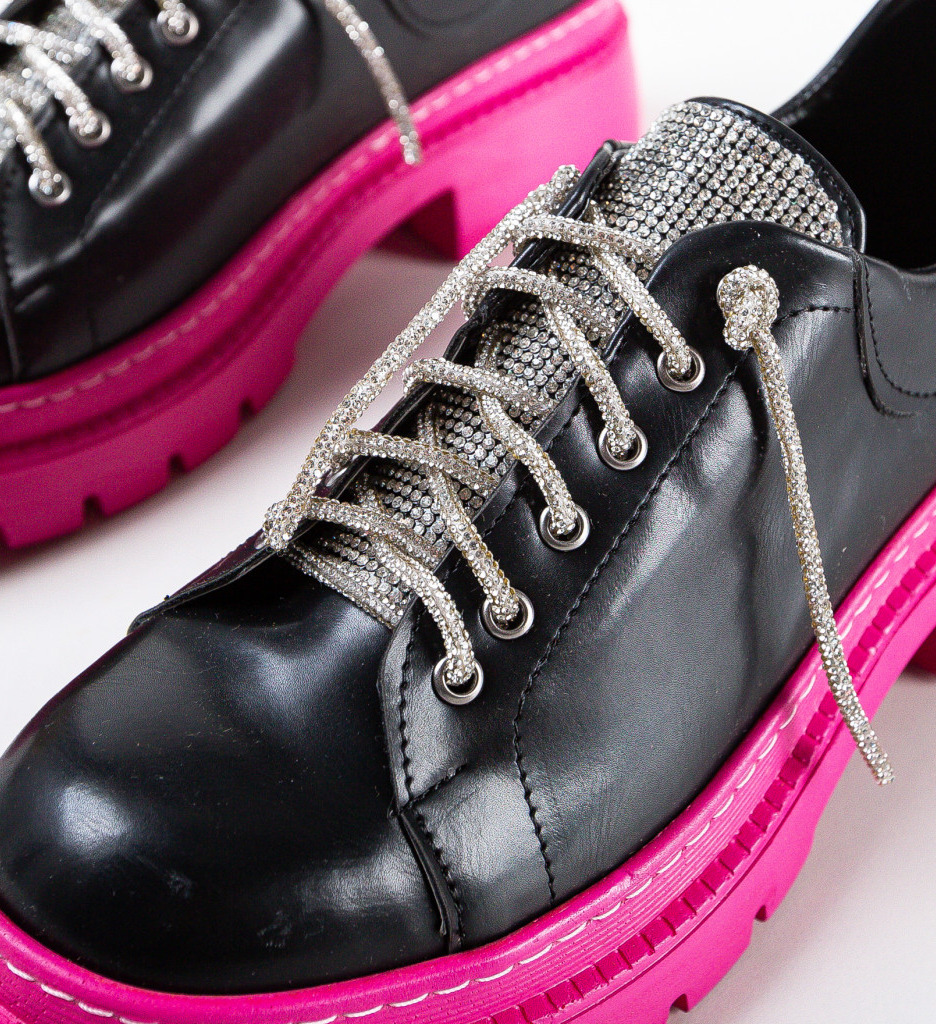 Pantofi Casual Dama Friday Negri | Confort & Stil - imagine 4